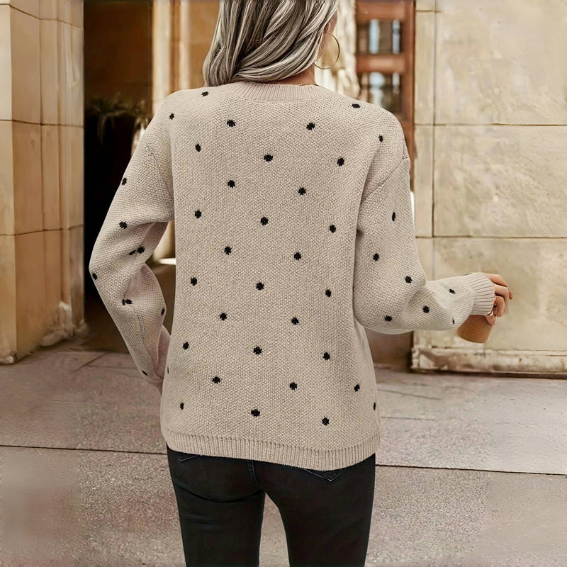 Aurevia boutique  | Spot Knit Sweater