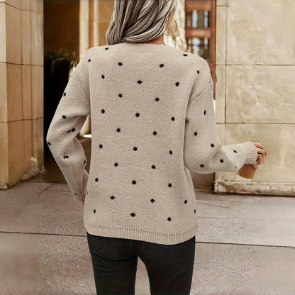 Aurevia boutique  | Spot Knit Sweater